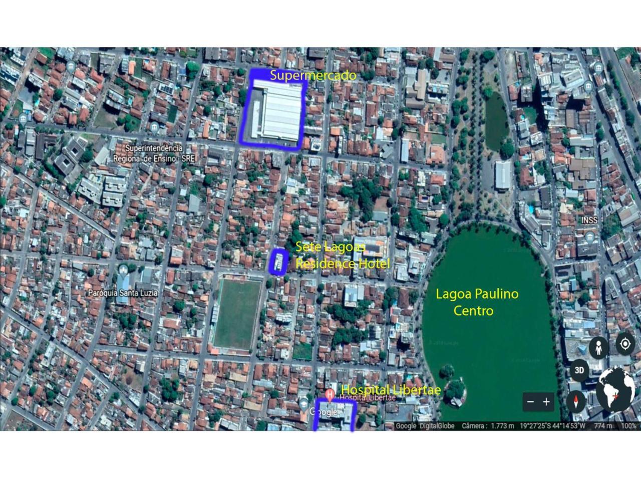 Sete Lagoas Residence Hotel Eksteriør bilde